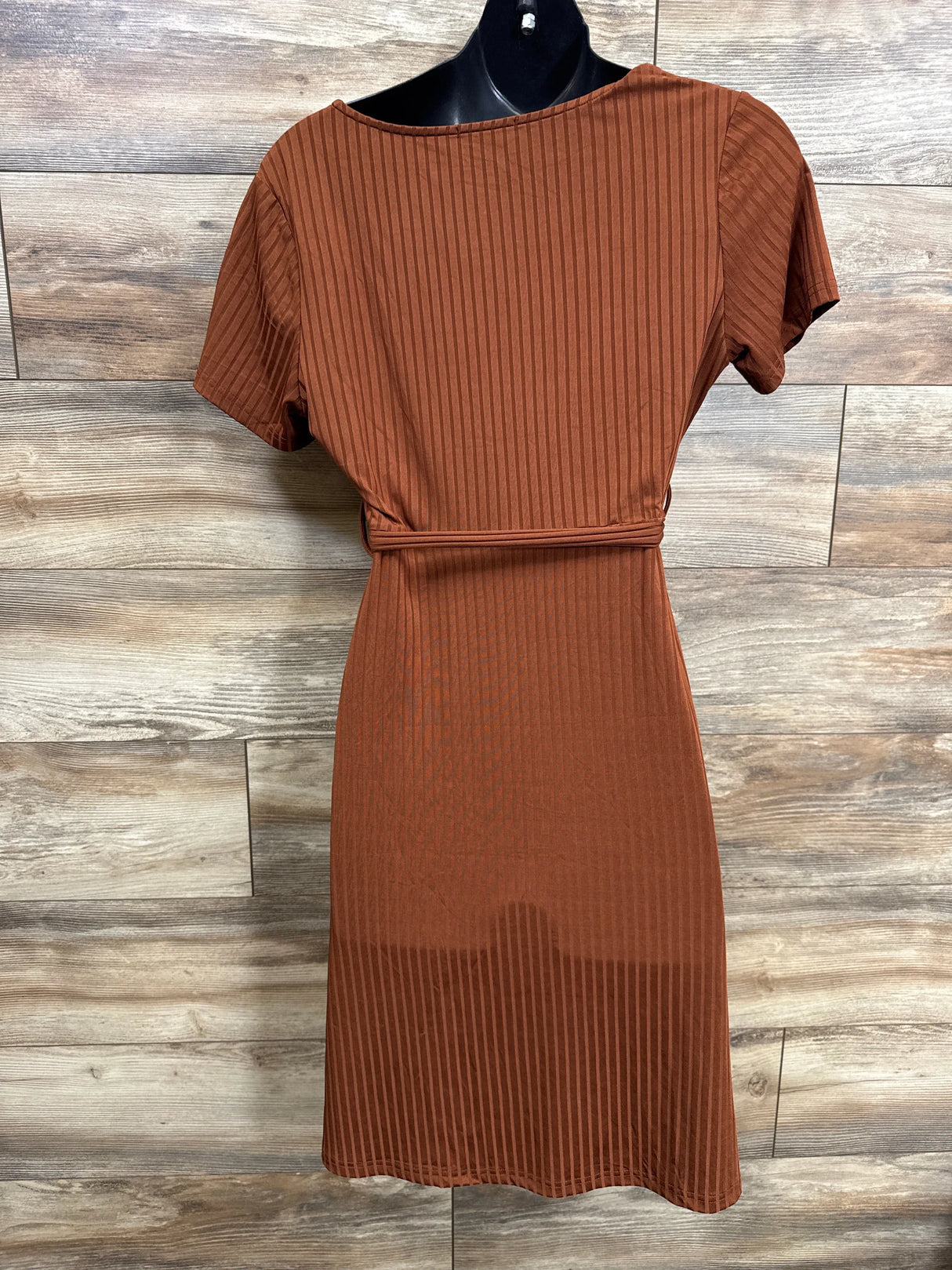 Ekouaer Ribbed Maternity Dress Brown sz Medium