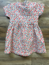 Touched By Nature Floral Dress White sz 24m