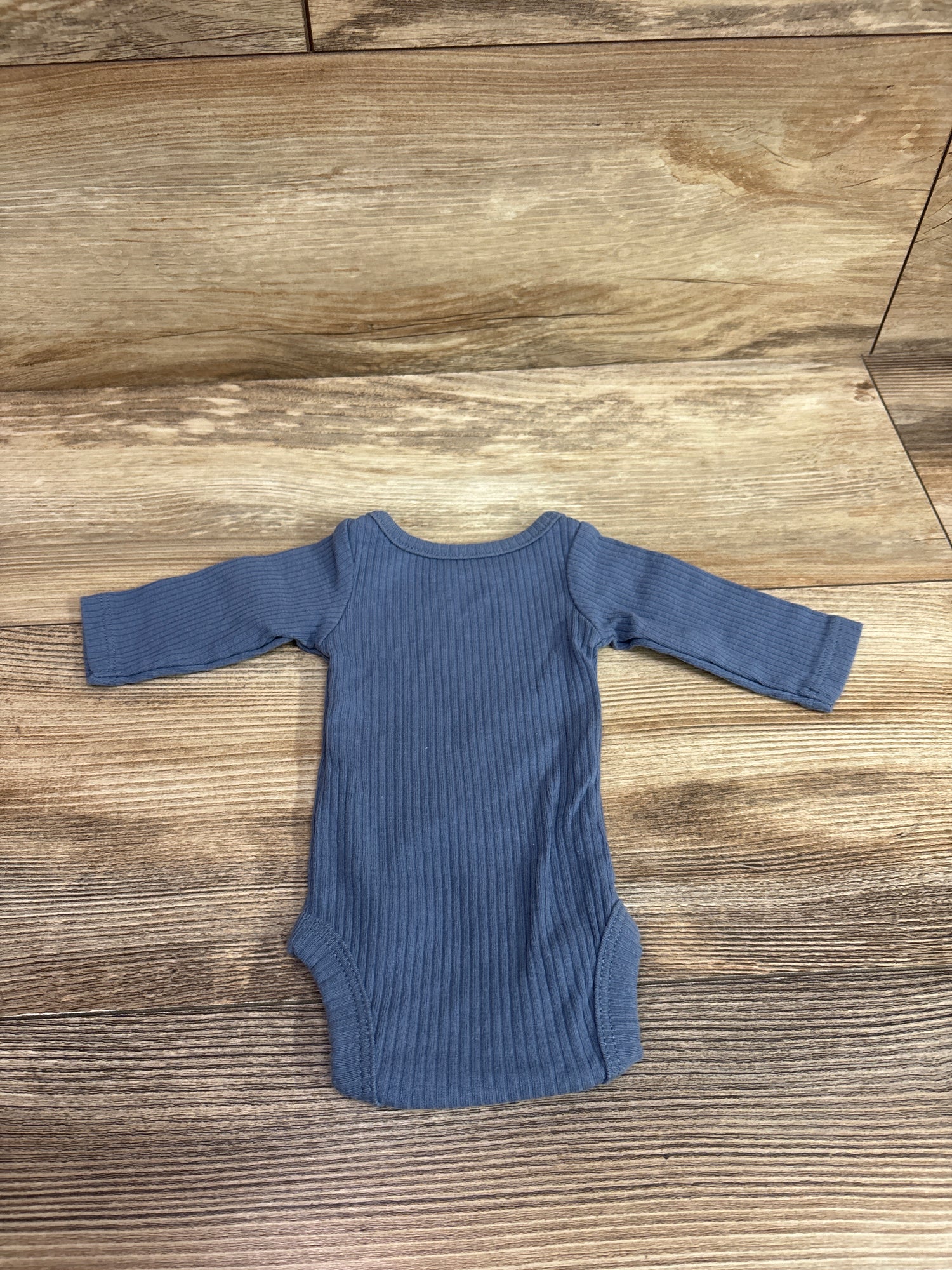 Carter's Ribbed Long Sleeve Bodysuit Blue sz Preemie