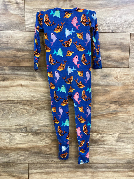 Birdie Bean Bruce Convertible Romper Blue sz 2T - Me n Mommy To Be