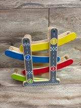 Hape Fast Flip Kid's Colorful Wooden Racetrack