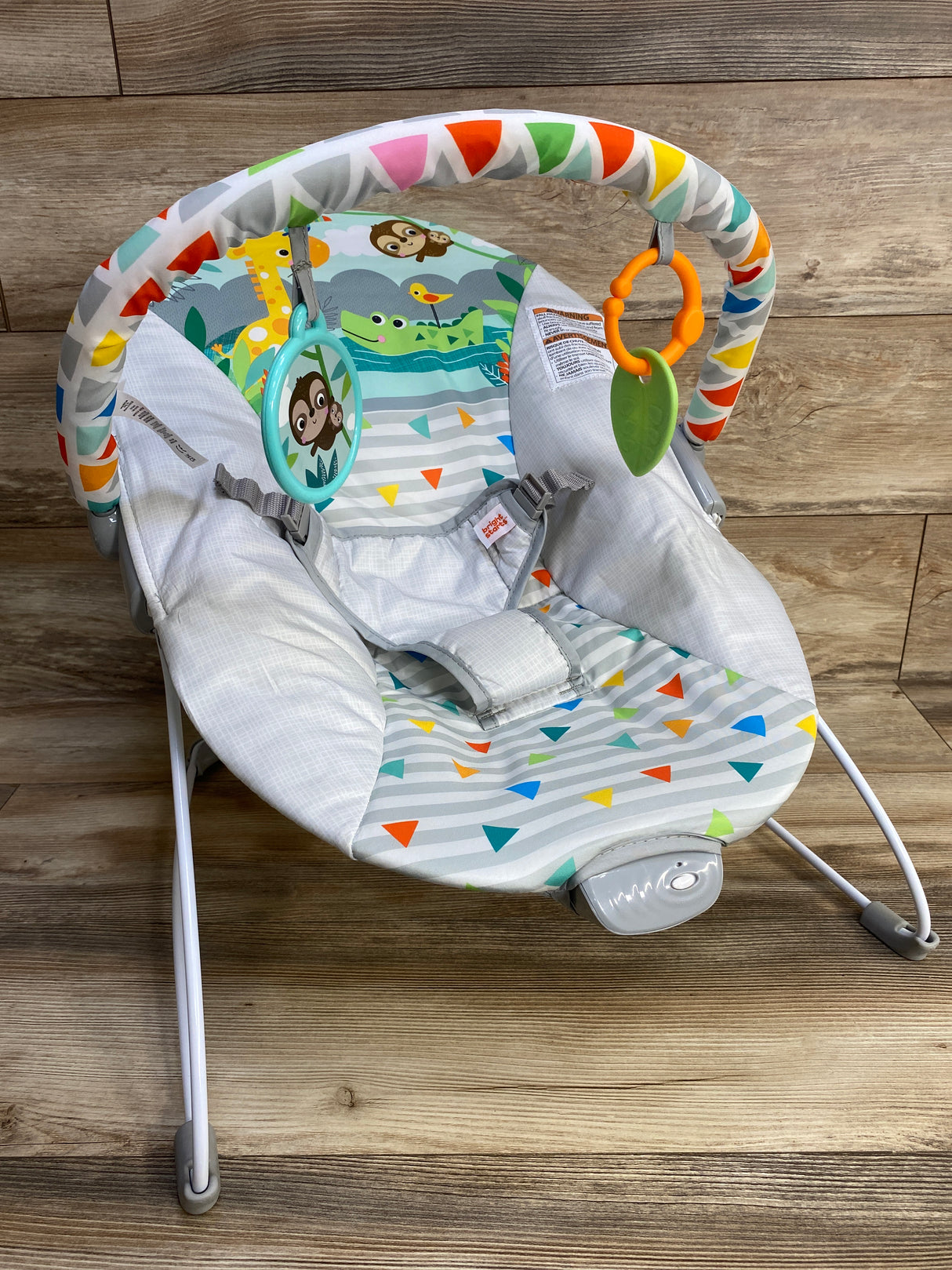 NEW Bright Starts Safari Fun Vibrating Bouncer