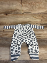 Tesd Babe Striped Sleeve Coverall White 12-18m