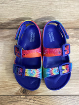 Harper Canyon Girls Buckle Slides Sandals Tie Dye Sz 7c