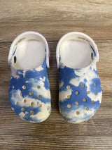 Crocs Classic Clogs Rainbow Cloud Print sz 8c - Me n Mommy To Be