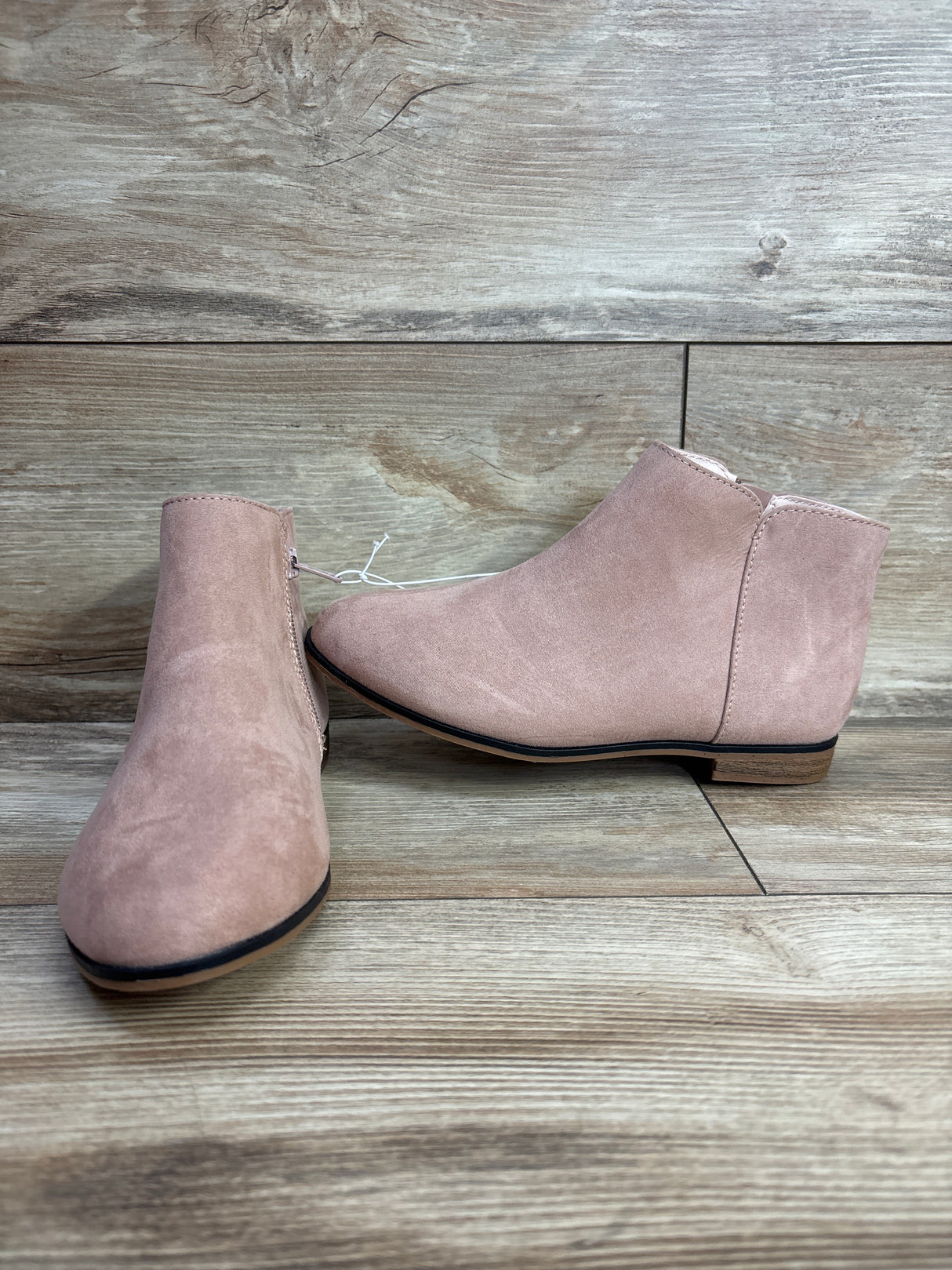 NEW Cat & Jack Girls' Opal Zipper Booties Pink sz 3Y