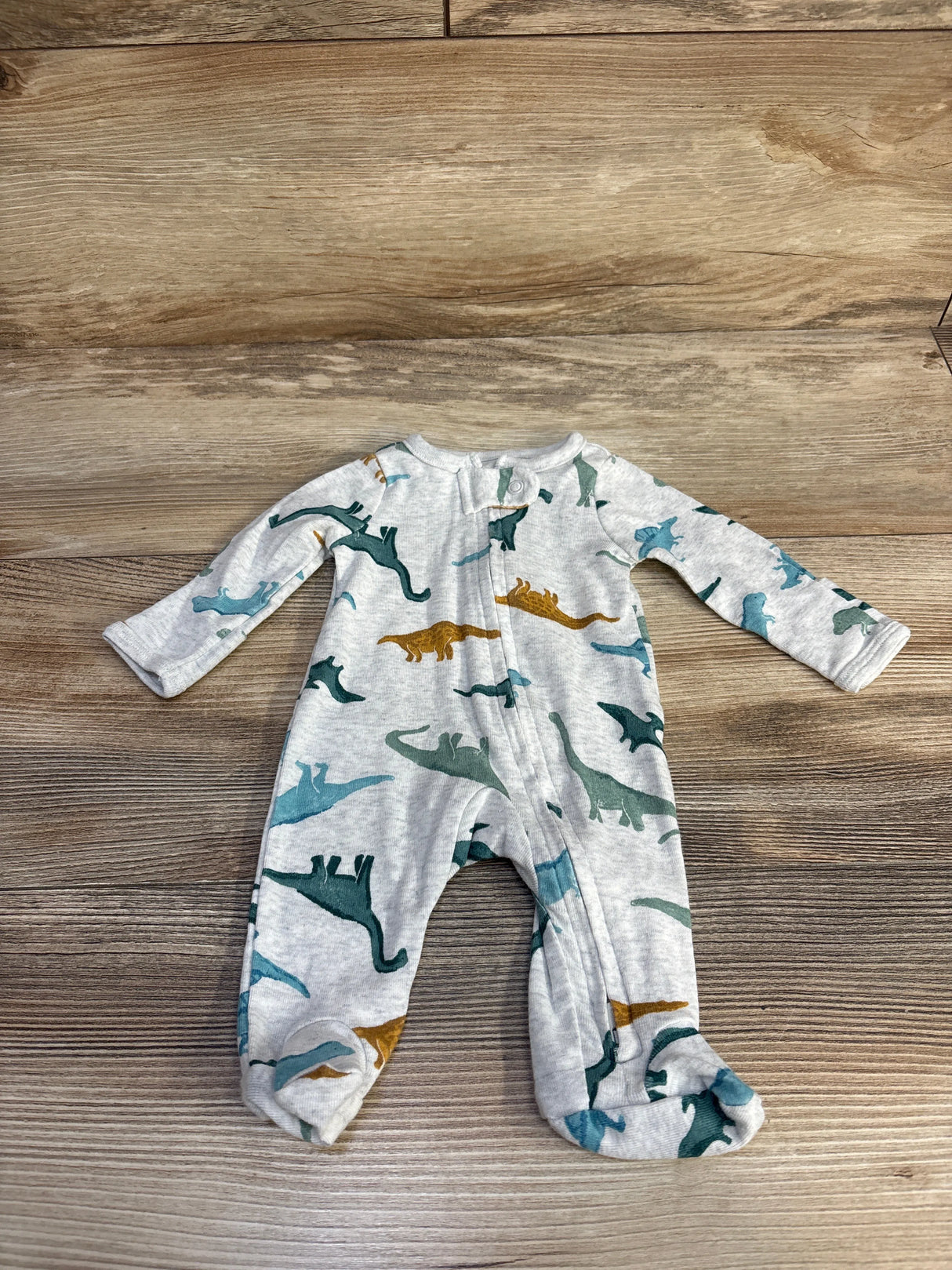 Child of Mine Dinosaur Sleeper Grey sz Preemie