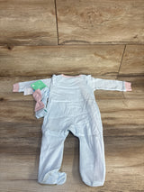 NEW Disney Baby 2pc Dumbo Sleeper & Headband Set Blue sz 6m