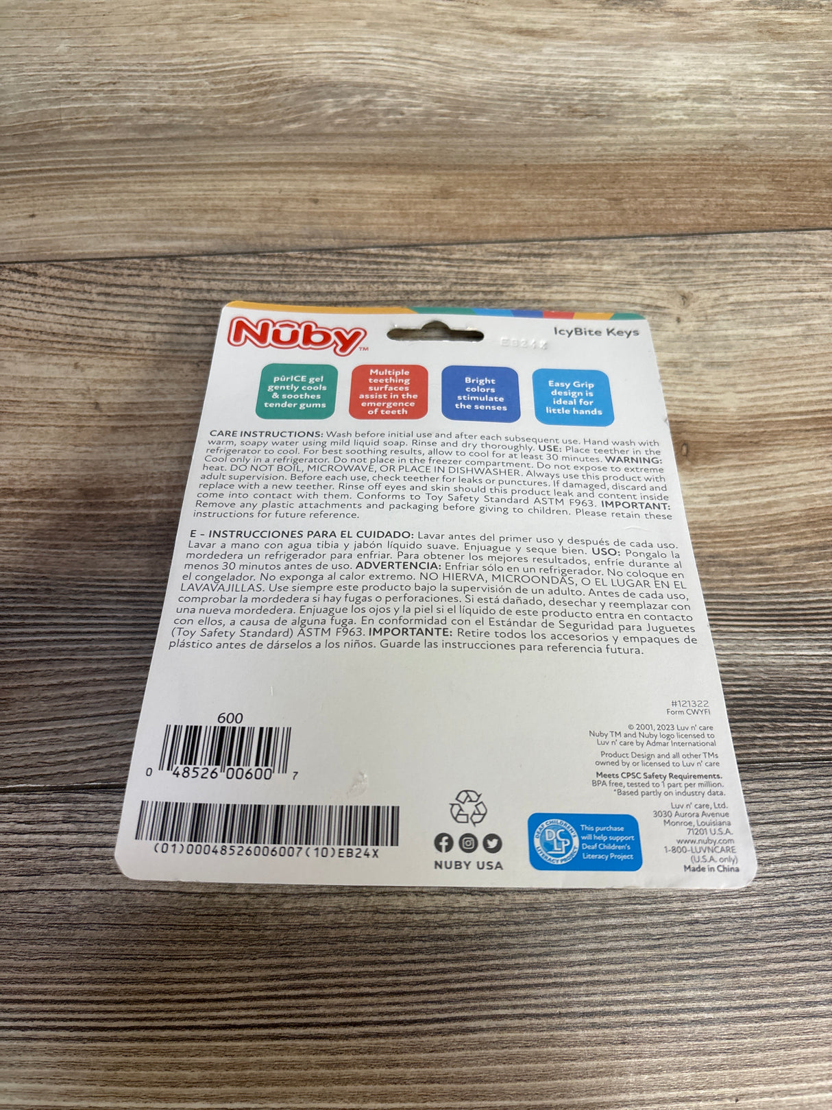 NEW Nuby IcyBite Keys
