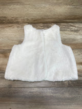 Oshkosh Faux Fur Vest White sz 24m