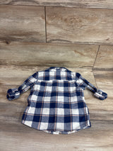 OshKosh Button Up Flannel Blue sz 2T