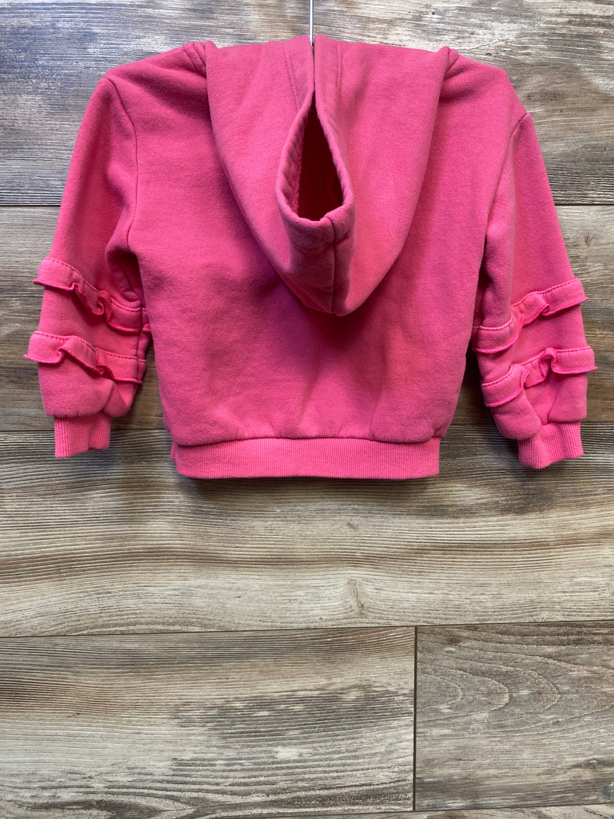 Kids Headquarters Faux Dog Purse Pullover Hooded Sweatshirt Pink sz 2T