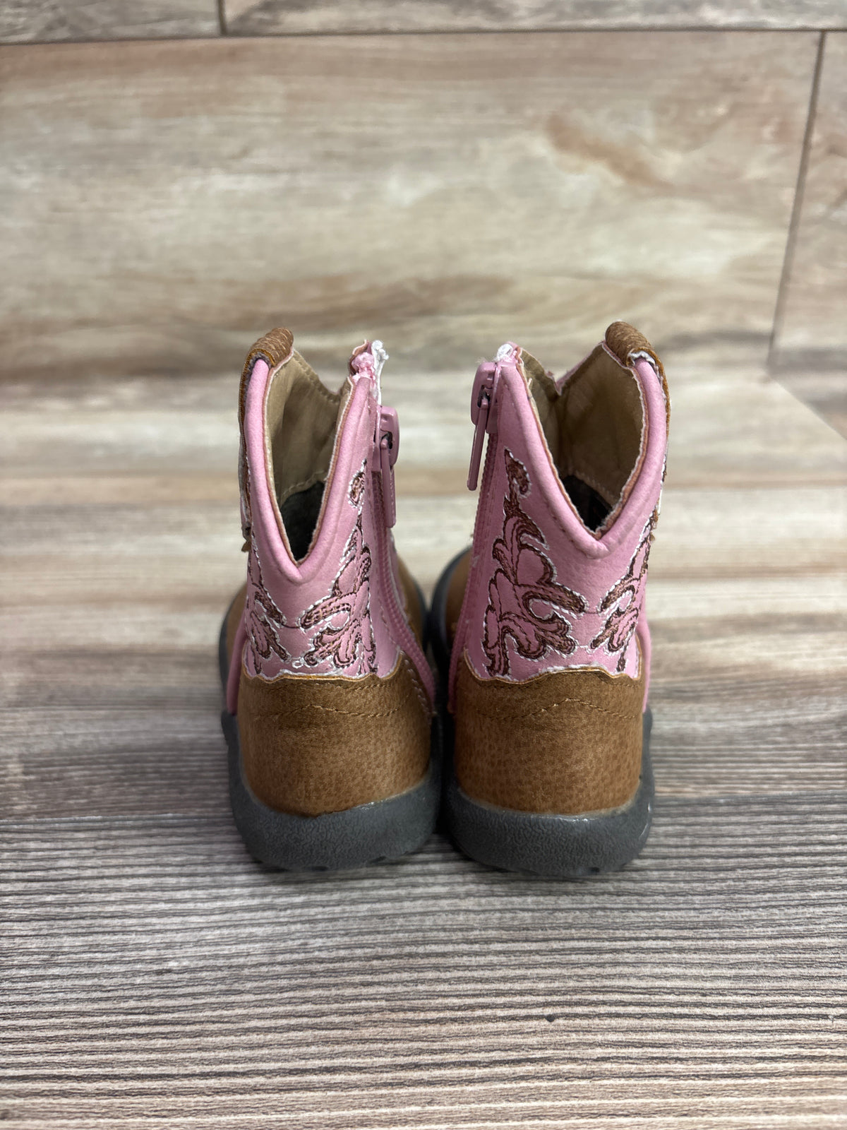 Roper Infants Blaze Pink Western Stitch Cowgirl Boots sz 3c