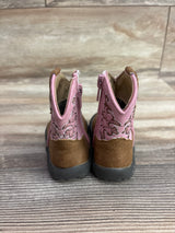 Roper Infants Blaze Pink Western Stitch Cowgirl Boots sz 3c