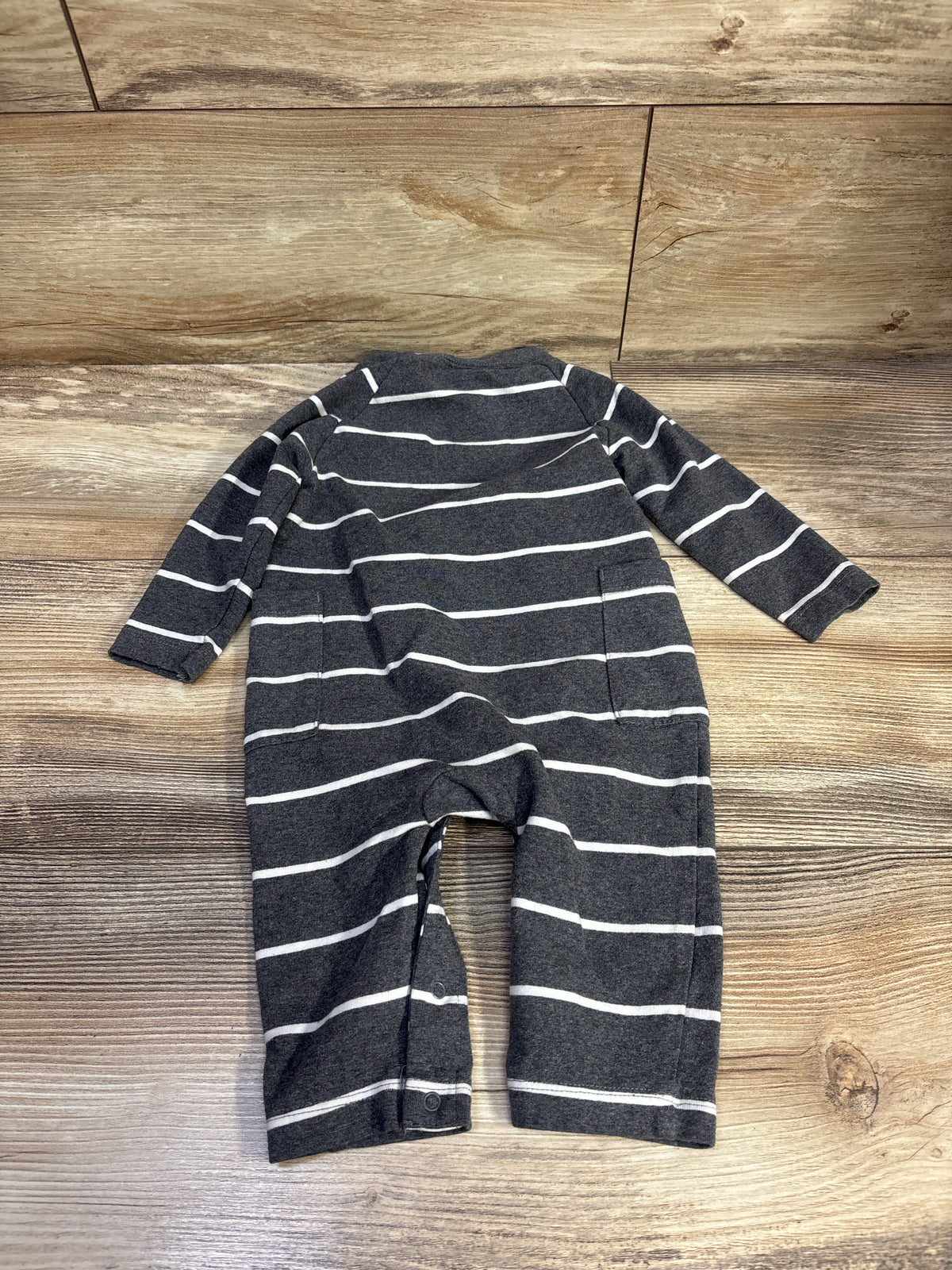 Ever & Ever Striped Coverall Grey sz 6m