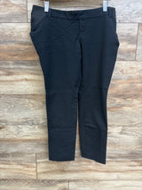 Old Navy Maternity Side Panel Pixie Ankle Pants Black sz Medium (8)