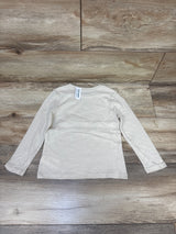 NEW Old Navy 'Too Cute For Coal' Long Sleeve Shirt Beige sz 4T