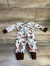 FIOMVA Halloween Zipper Coverall Beige sz 3-6m