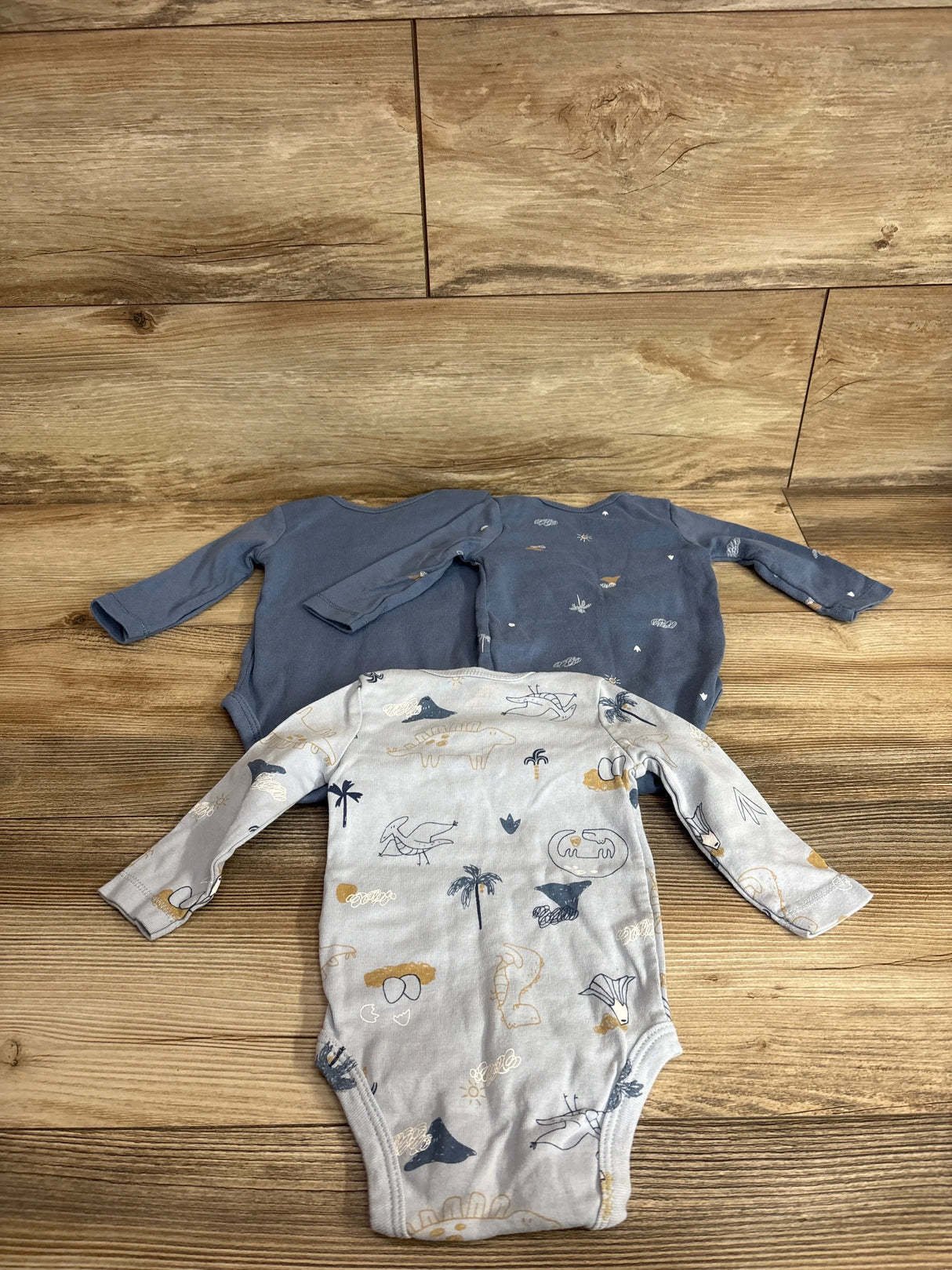 Carter's 3pk Bodysuits Blue sz 3m