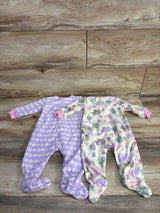 Kids Headquarters 2pc Plush Elephant Sleeper Cream sz 6m