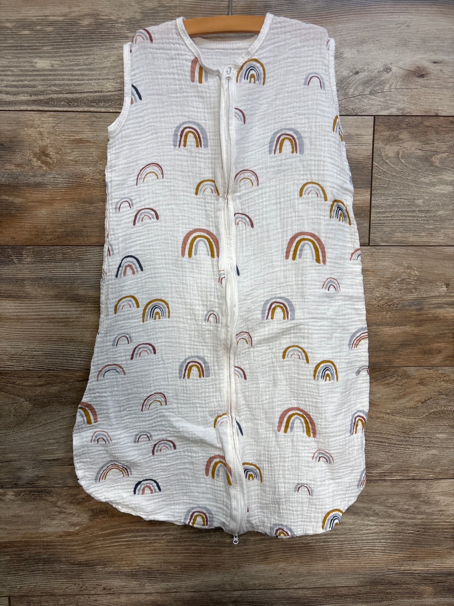 BSTOPPT Gauze Sleep Sack White sz Large/12-18m