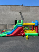 Bounce House with Water Slide and Air Blower