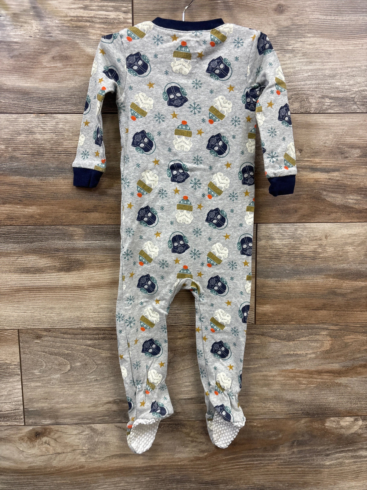 Disney Amazon Essentials Christmas Star Wars Sleeper Grey sz 18m