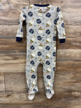 Disney Amazon Essentials Christmas Star Wars Sleeper Grey sz 18m