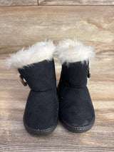 Frontwalk Plush Collar Snow Boots Black sz 5c