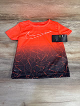 NEW Nike Dri-Fit Logo Shirt Orange sz 3T