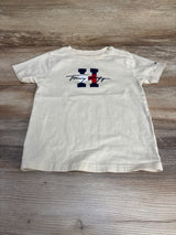 Tommy Hilfiger Logo Shirt Cream sz 3T