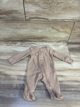 Carter's Ribbed Sleeper Brown sz Preemie