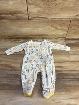 Koala Baby Numbers Sleeper White sz 3m