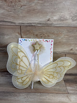 NEW Claire's Club 2pc Butterfly Wings & Wand