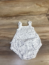 Honest Baby Bubble Romper White sz 0-3m