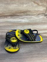 Batman Light Up Flip Flop Sandals Black sz 7-8c