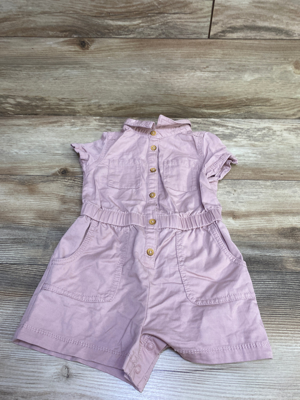 Cat & Jack Utility Romper Pink sz 3T