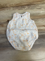 Chick Pea Gauze Bubble Romper White sz 6-9m