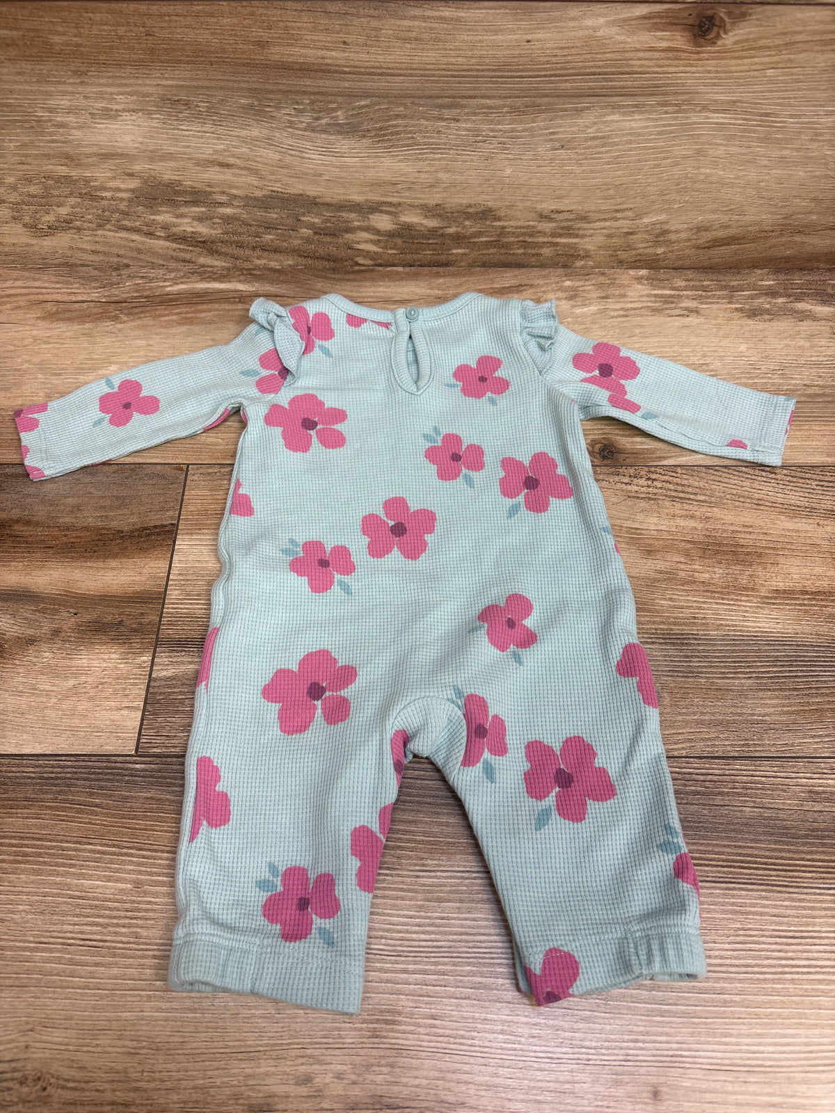 Just One You Waffle Knit Coverall Blue sz 3m