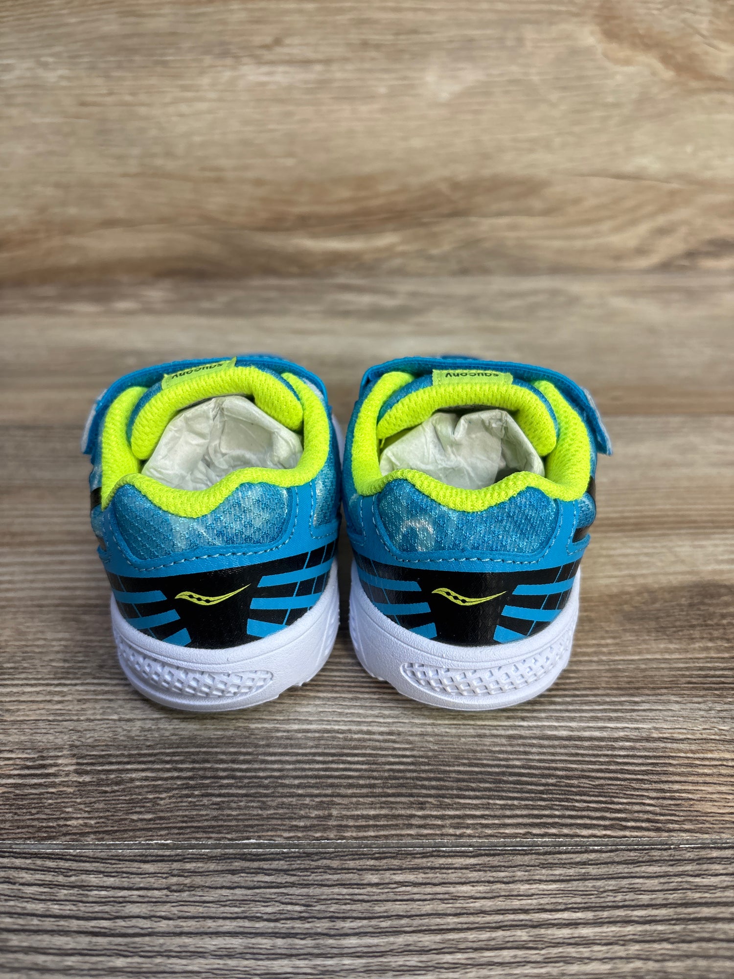 NWOT Saucony Ride Pro Hook & Loop Sneakers Blue sz 6c