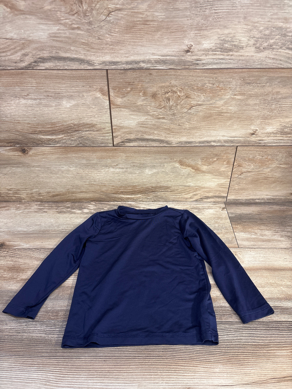 Cat & Jack Long Sleeve Rash Guard Shirt Navy sz 3T