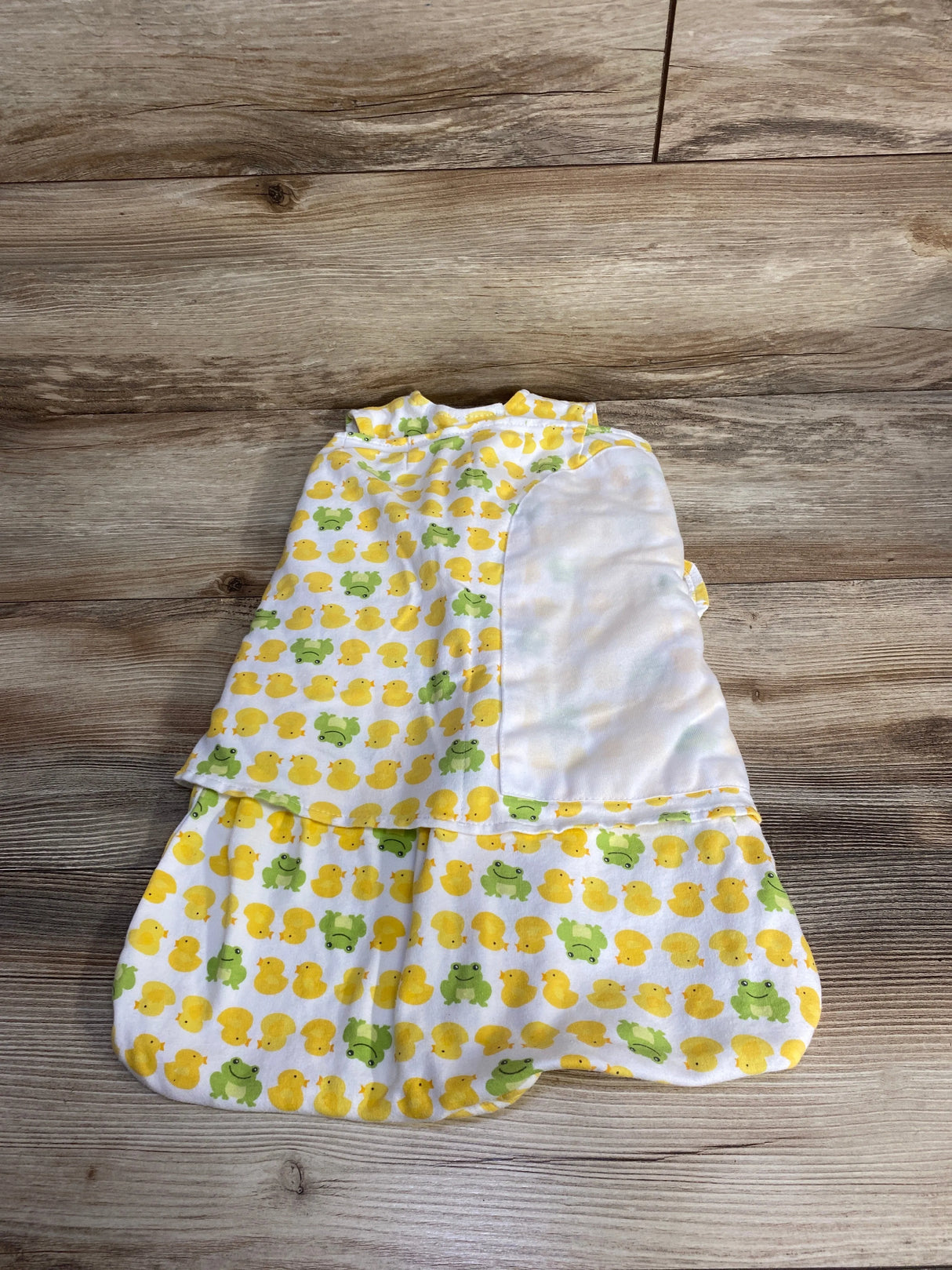 Halo Ducks & Frogs SleepSack Swaddle White sz Newborn