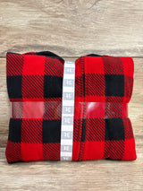 NEW Carter's Buffalo Print Blanket Sleeper Red sz 3T