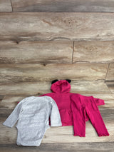 Disney x Jumping Bean 3pc Minnie Mouse Textured jacket & Pant's Set Pink sz 6m