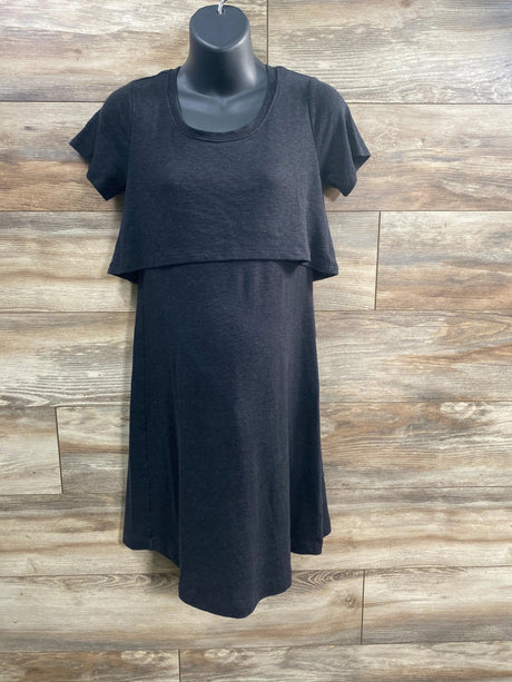 Old Navy Maternity Black Nursing Dress sz Small - Me 'n Mommy To Be