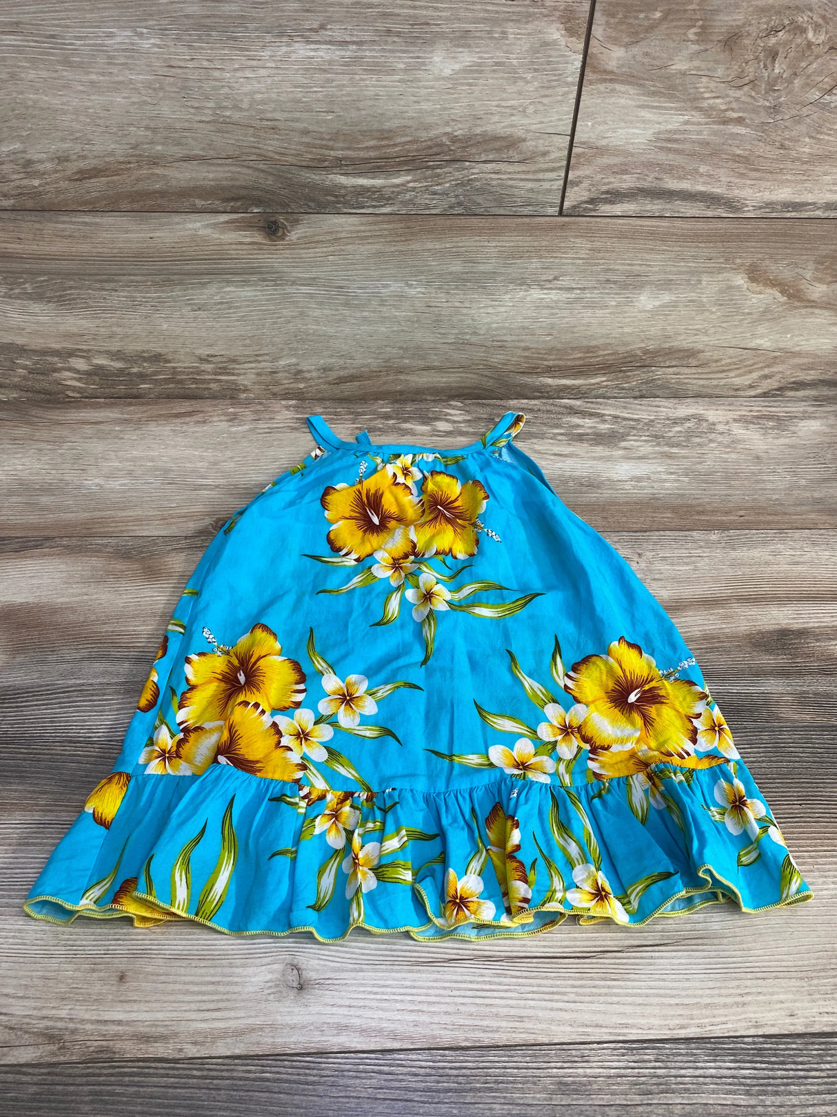 Floral Dress Blue sz 2T