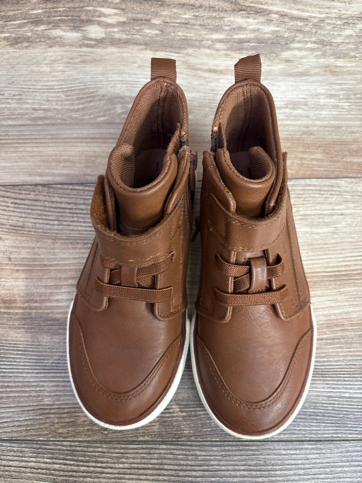 Wonder Nation Casual High Top Sneakers Brown sz 11c