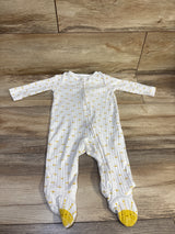 Just One You Ribbed Sleeper White sz 6m