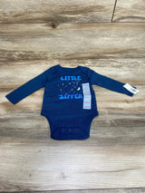 NEW Old Navy Blue Little Sipper Bodysuit sz 3-6m