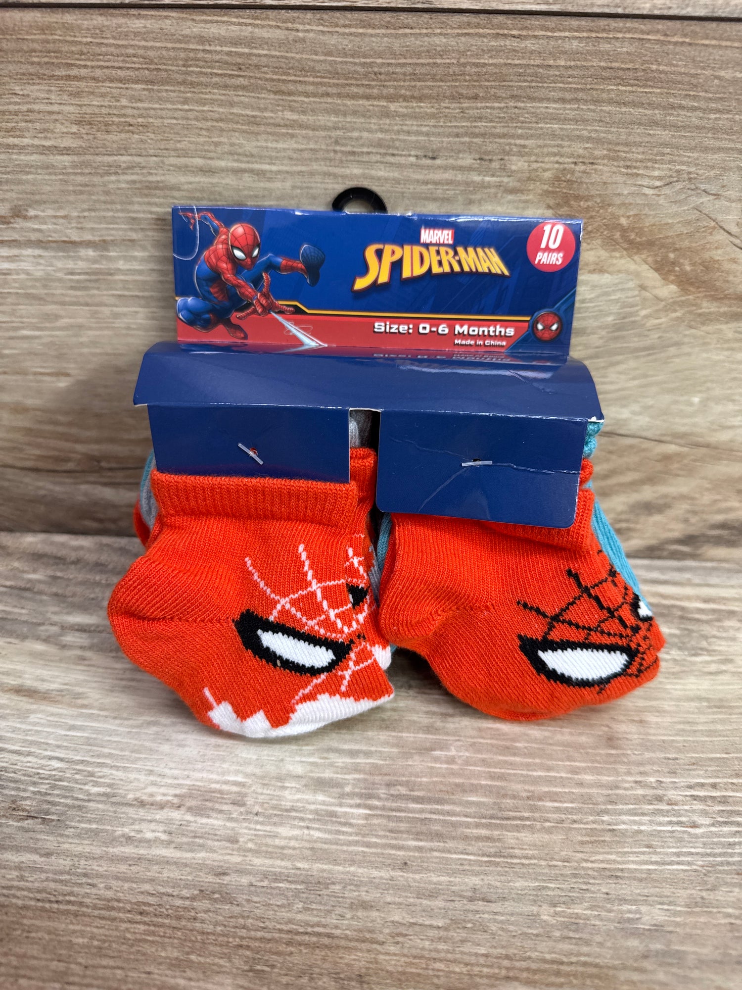 NEW Marvel Spider-Man 10pk Ankle Socks sz 0-6m